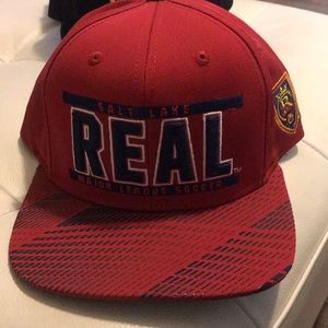 Real salt lake flat rimmed hat
